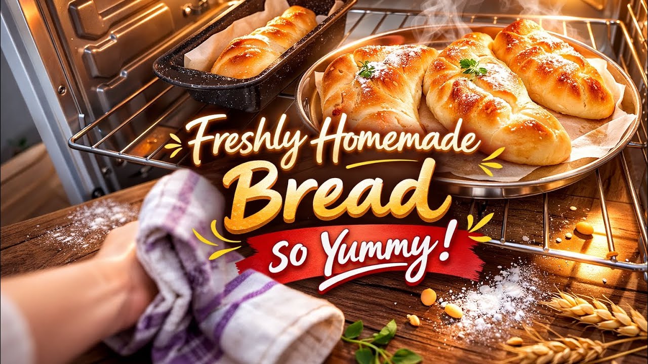 Ganeto Pala Gumawa ng Homemade Bread parang Pizza Bat Sobrang Sarap! 