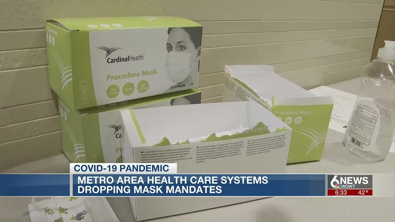 Omaha hospitals doing away with mask requirements