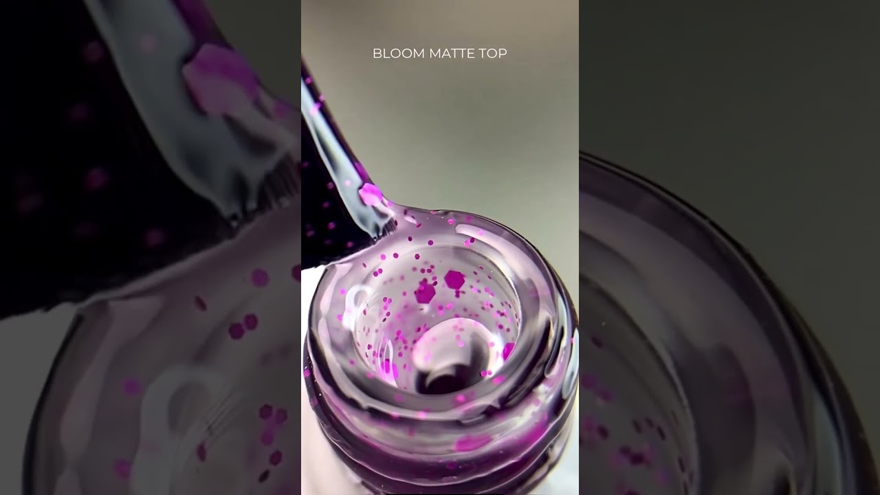 Touch Top Bloom Matte топ з рожевою крихтою, матовий без ЛШ, 15мл