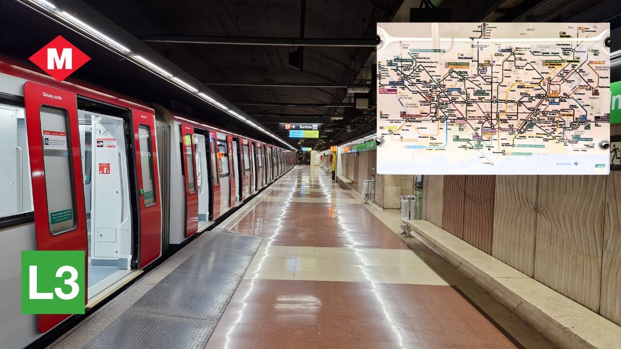 Metro de Barcelona L3 - Super recopilacion, Zona Universitaria