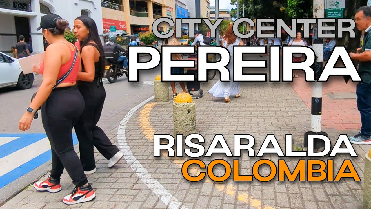 Pereira Colombia | Walking tour of Pereira, Risaralda, City Center from Calle 27 and Carrera 7 | 🇨🇴