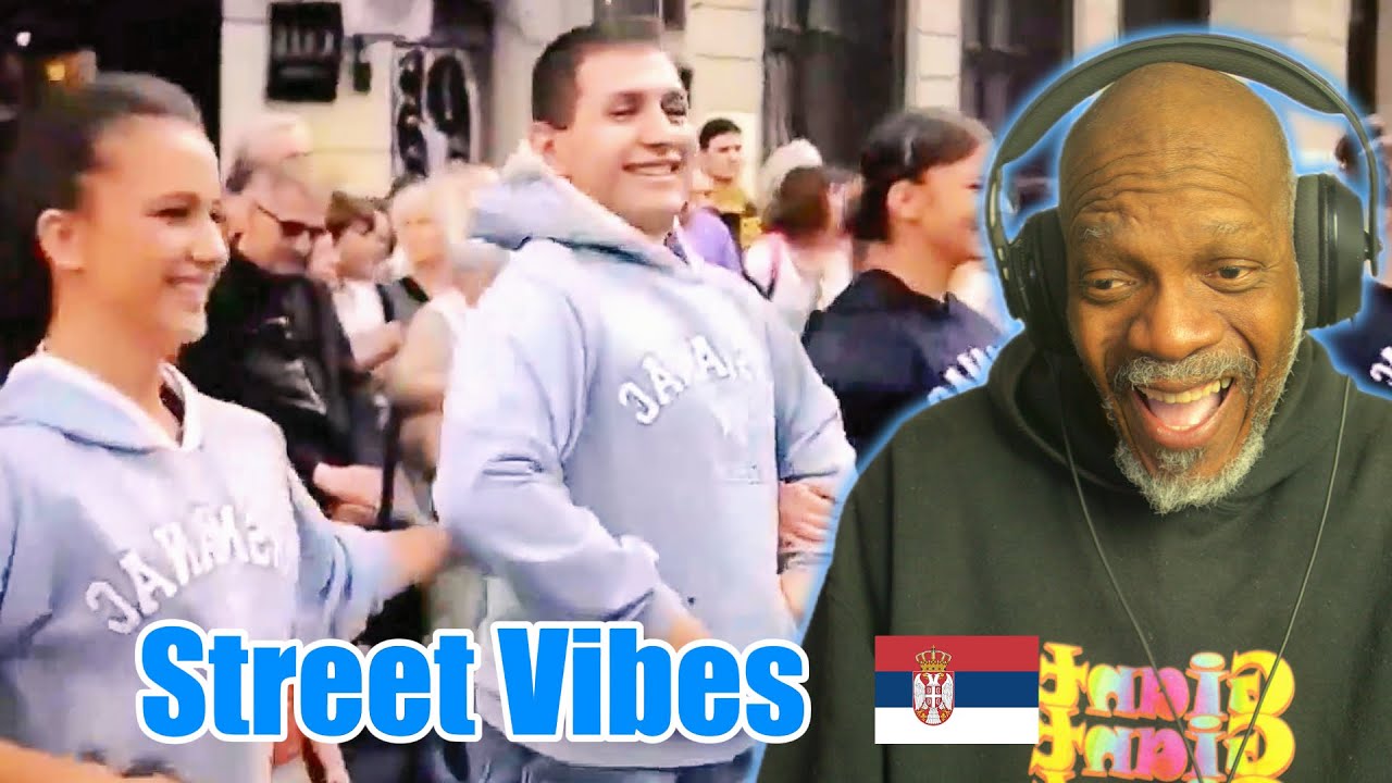 Mr. Giant React to The Serbian dance 