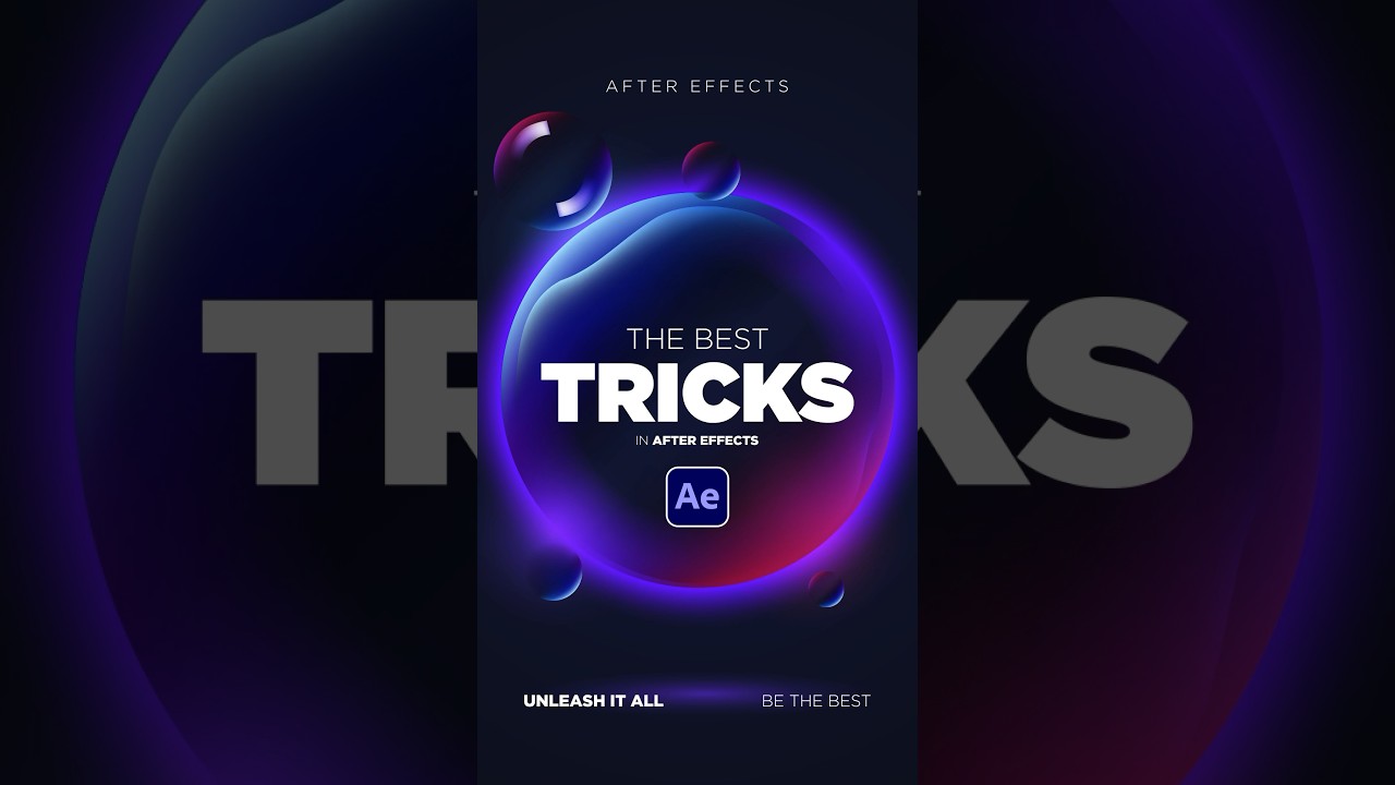 5 Secret Tricks You Must Know in After Effects #motiongraphics