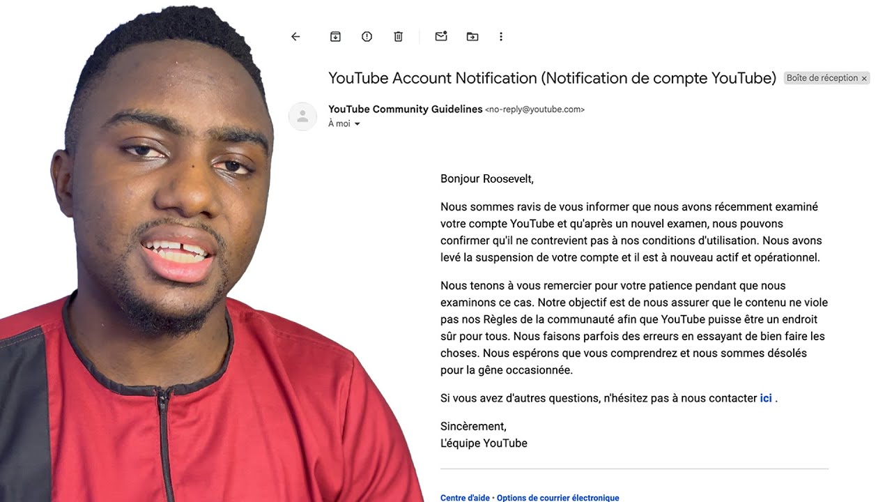 TA CHAÎNE YOUTUBE A ÉTÉ SUPPRIMÉE ? NE T'INQUIÈTE PAS, FAIS CECI !
