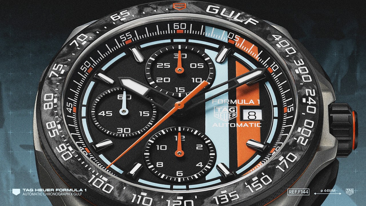 TAG Heuer | The New TAG Heuer Formula 1 Automatic Chronograph x Gulf