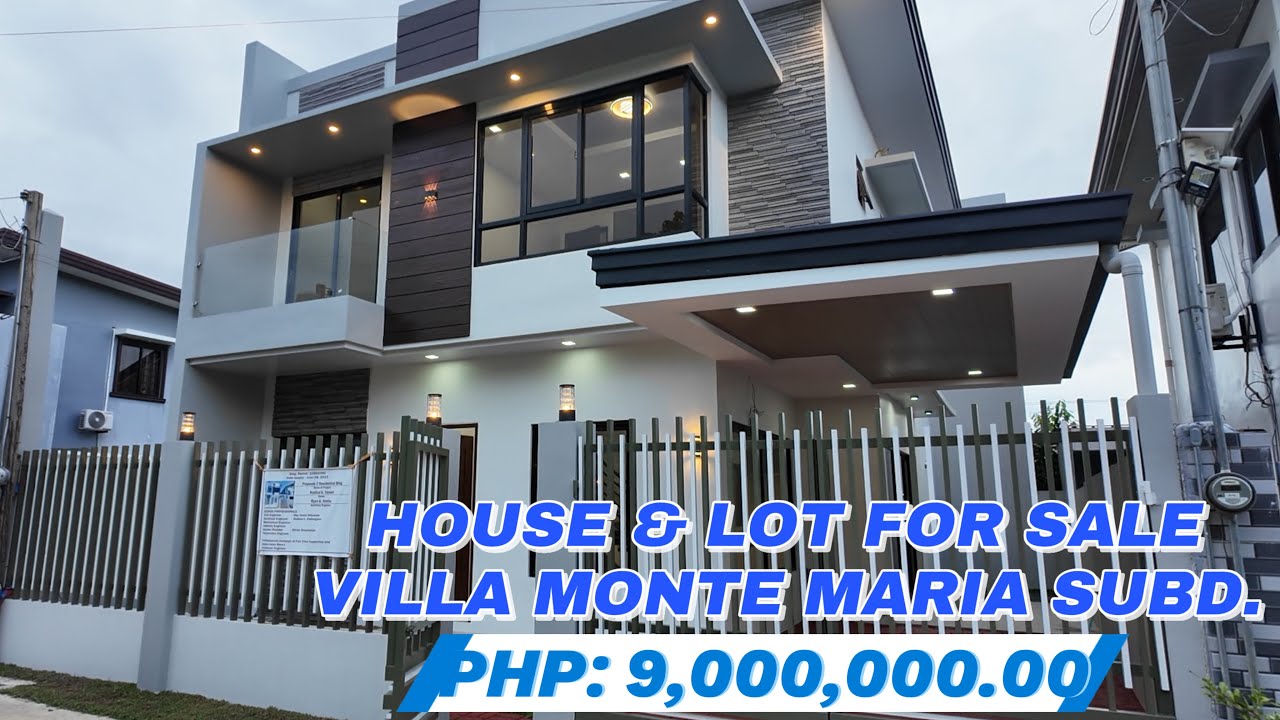 Newly Built 2 Storey House and lot for Sale in Davao City | Villa Monte Maria Subdivision