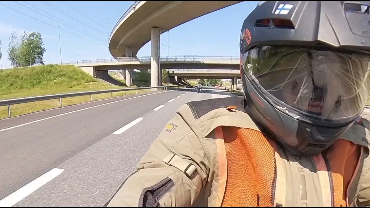 Motorcycle trip - Day 1 - Europe Tour 2025 (Helsinki)