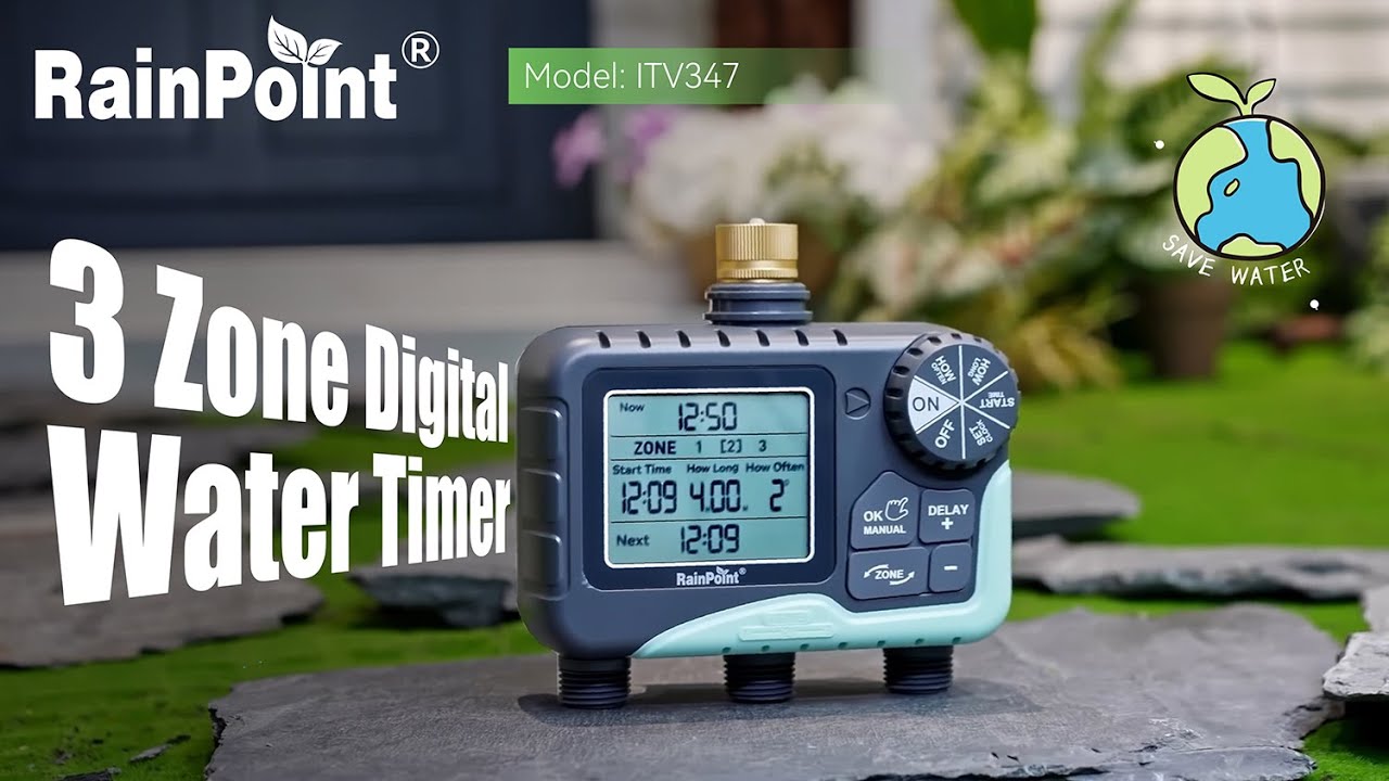 #RainPoint｜3 Zone Digital Water Timer . #MyRainPointGarden#watering