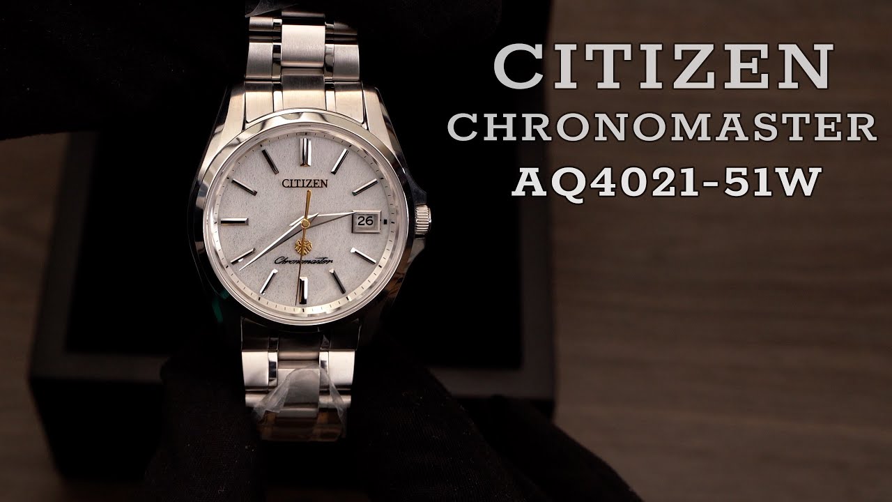 Прямой конкурент Grand Seiko - Citizen Chronomaster AQ4021-51W
