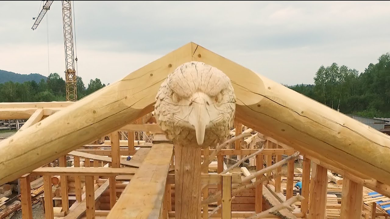 Сруб из Сибири  для Немецких заказчиков. Log cabin from Siberia for German customers.