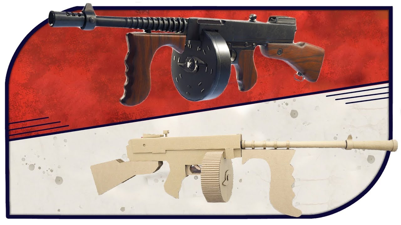 How to make the Drum Gun In Cardboard!