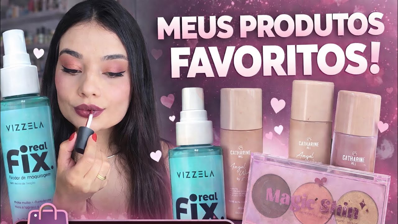 Tutorial de make com produtos favoritos 🫶🏻🥰 