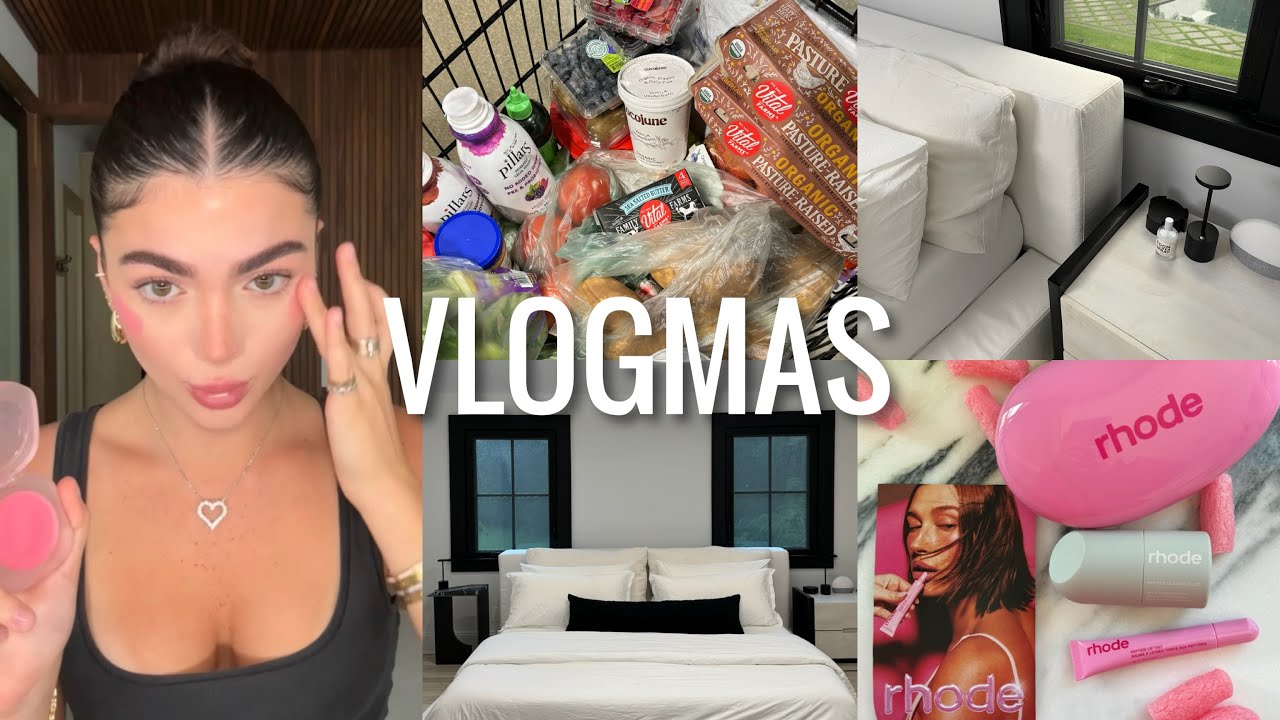VLOGMAS IS HERE🎄day in my life, room tour, chit chat, PR unboxing, grocery haul + more!