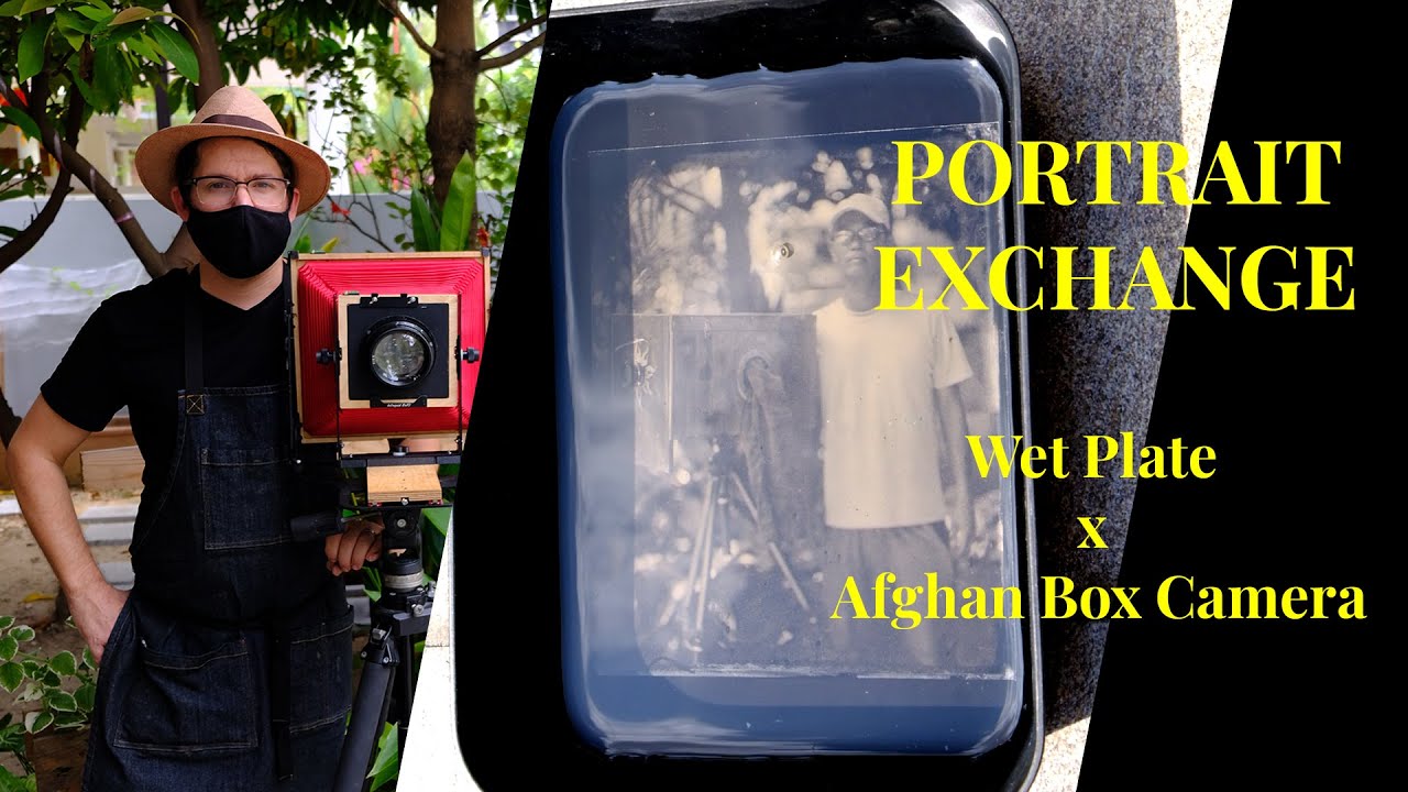 Large format Portrait Exchange Wet Plate vs Afghan Box Camera ft. Burke Raby