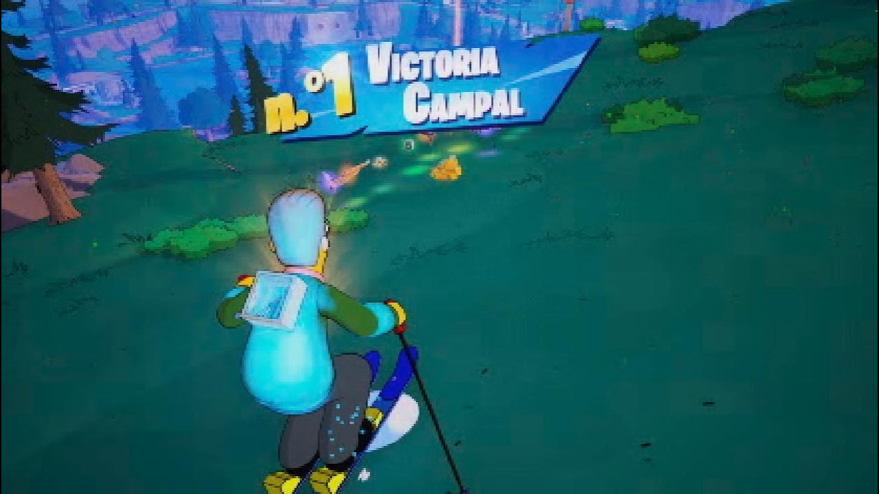 Fartnite - El buen vecinirijillo Ned Flanders, cree que todos en la isla son Homero 😄🤣