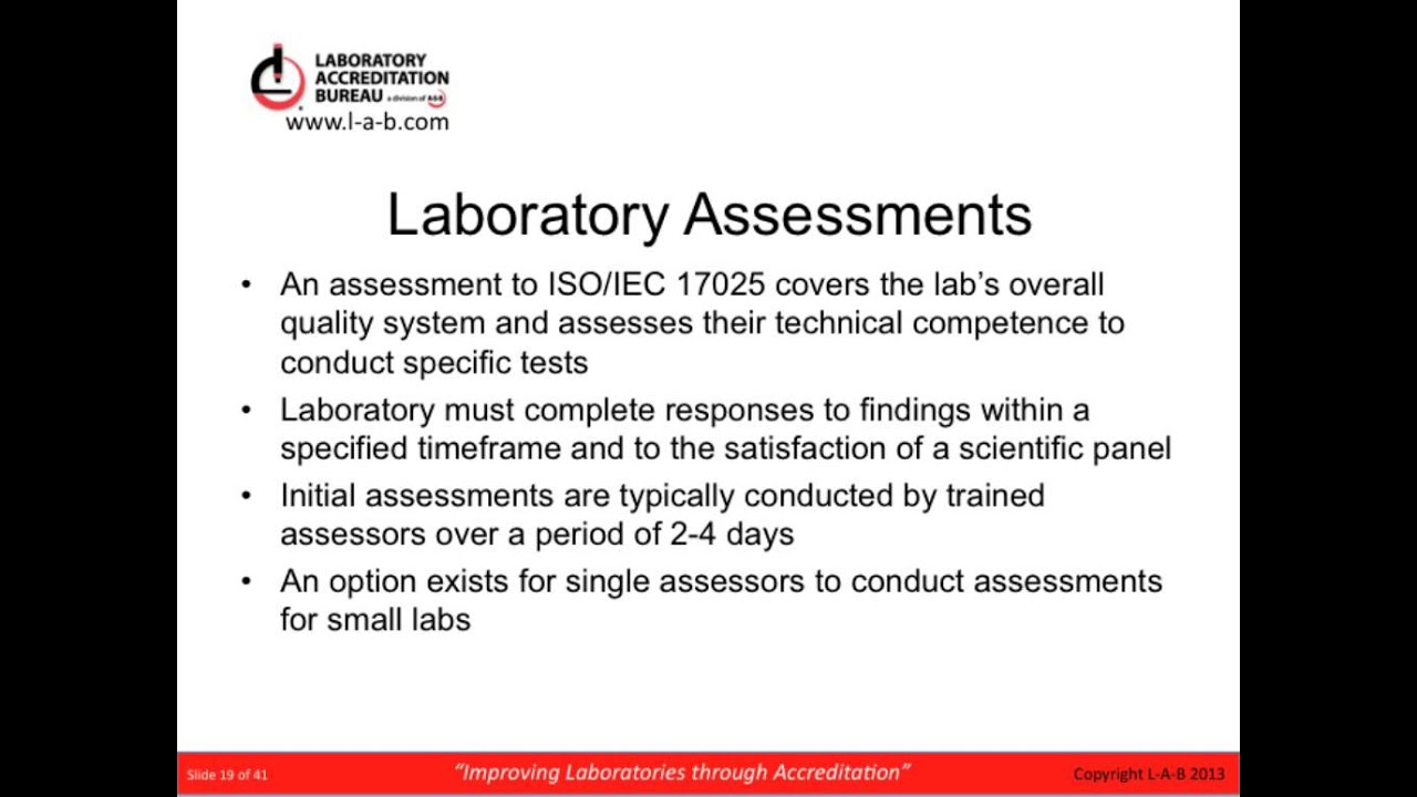 L A B Webinar - What is Accreditation