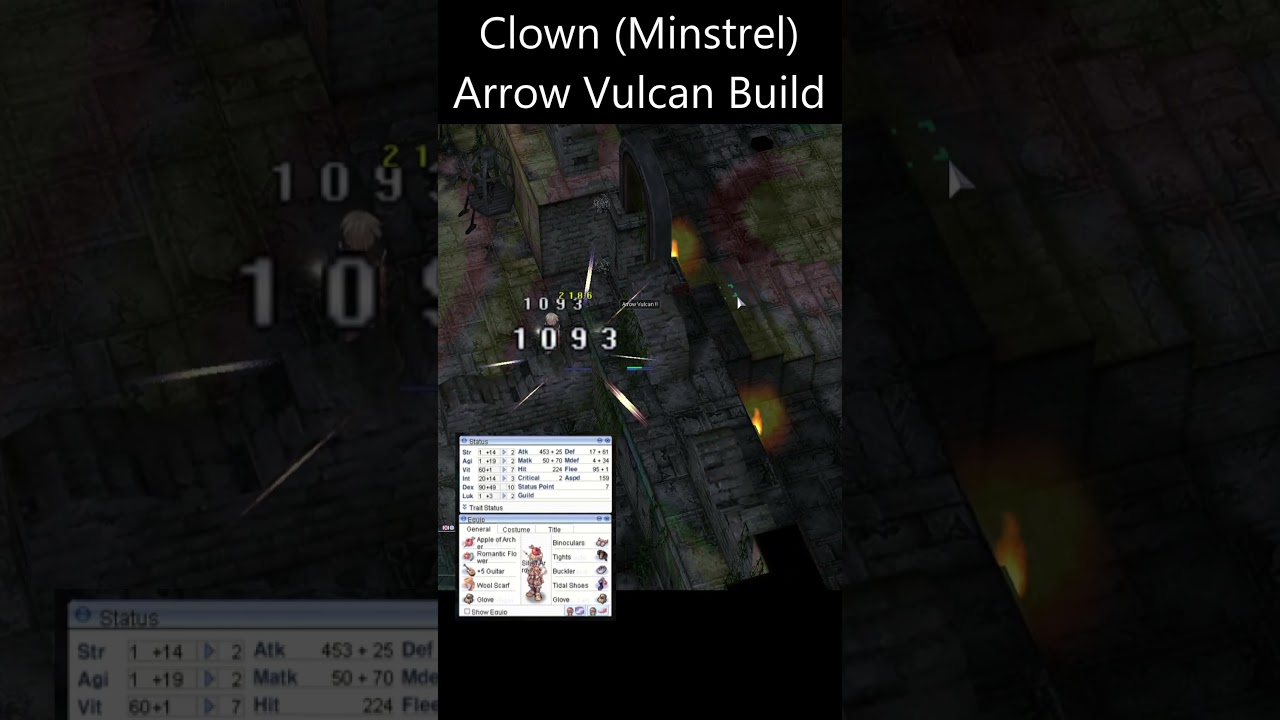 Ragnarok Online Classic - Clown Arrow Vulcan Build #ragnarokonline #mmorpg #gaming #gameplay