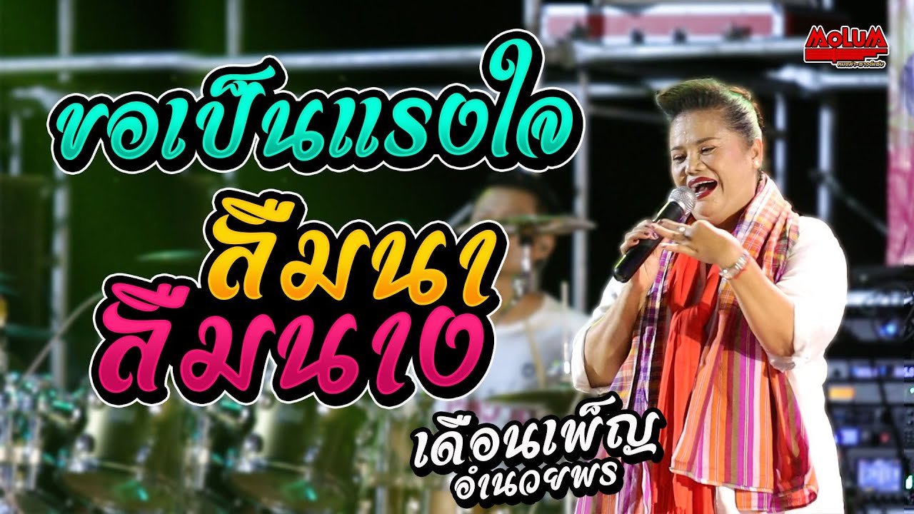 หมอลำม่วนๆ!! ขอเป็นแรงใจ - ลืมนาลืมนาง  //แสดงสด// เดือนเพ็ญ อำนวยพร