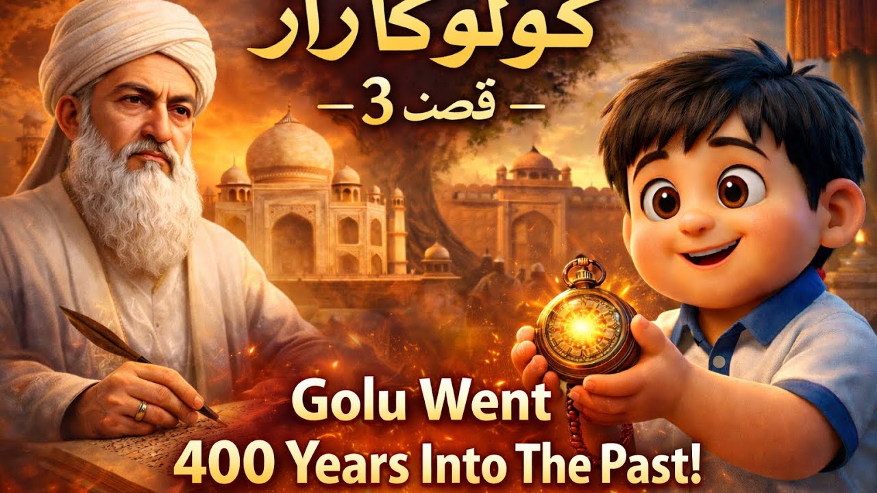 Golu Went 400 Years Into The Past | گولو کا راز قسط نمبر 3 Historical Cartoon Story
