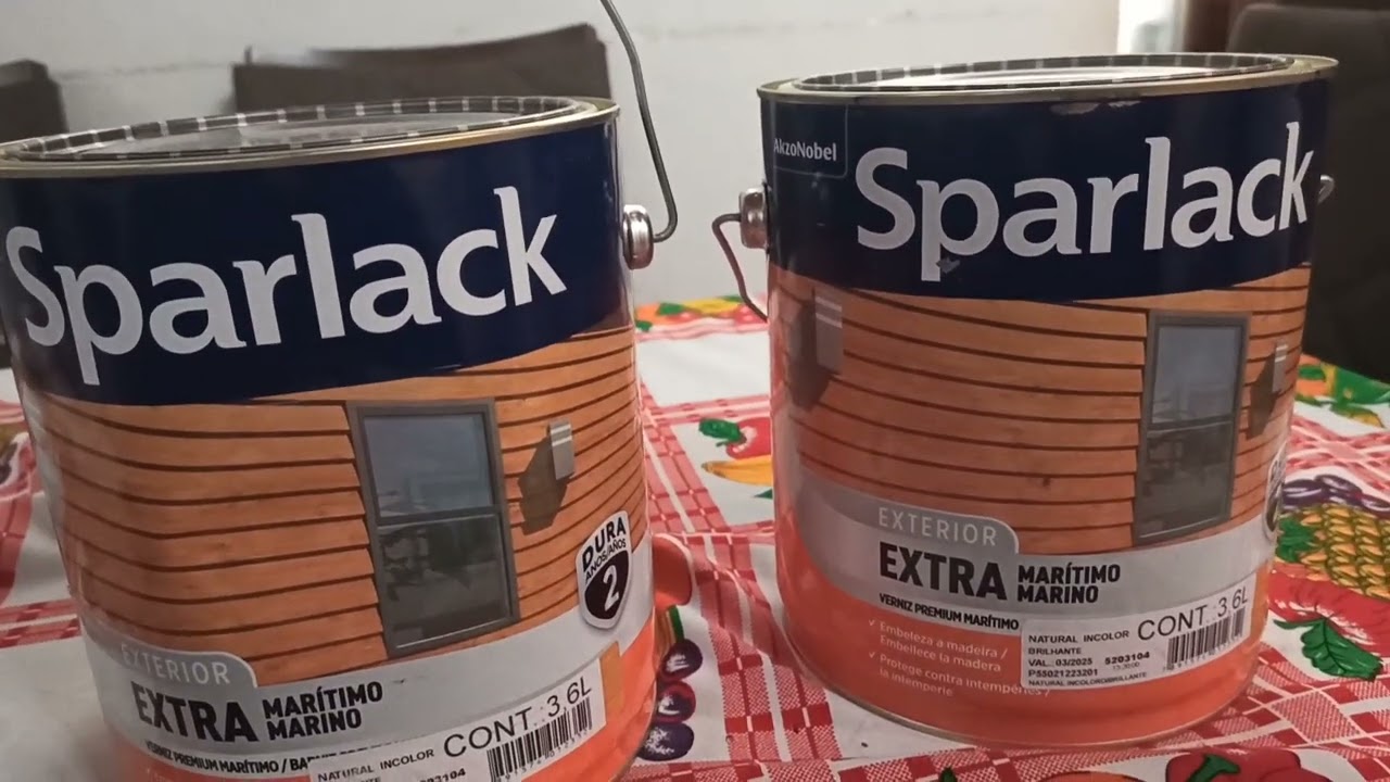 Sparlack Verniz exterior extra mar&iacute;timo. brilho incolor.