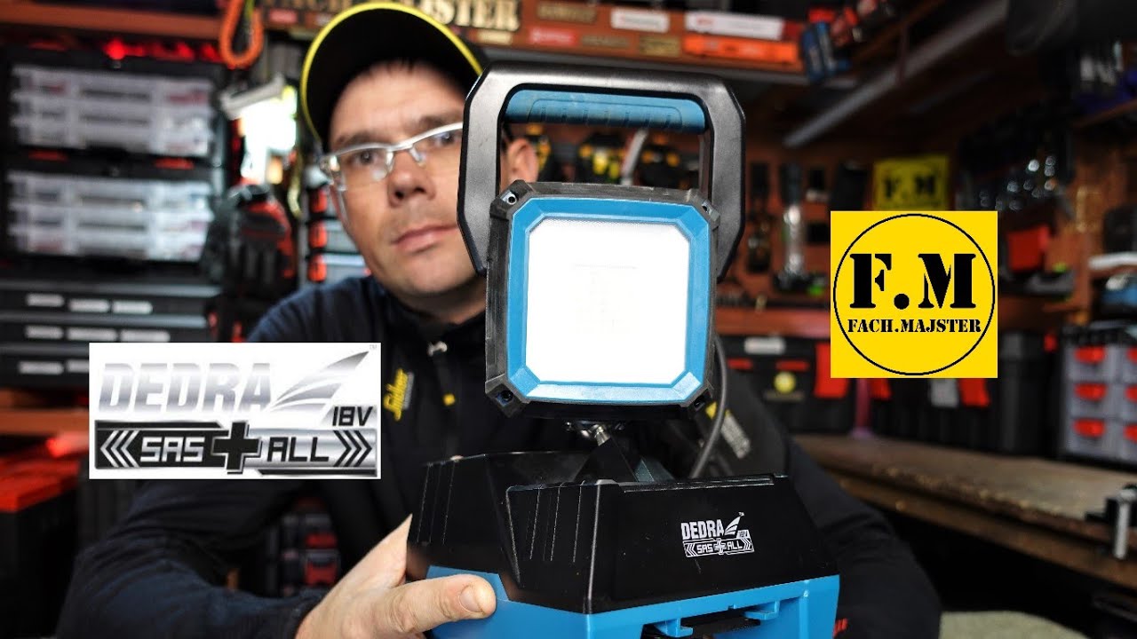 TEST!!!Dedra DED6905 - Lampa Akumulatorowa , prezentacja , test
