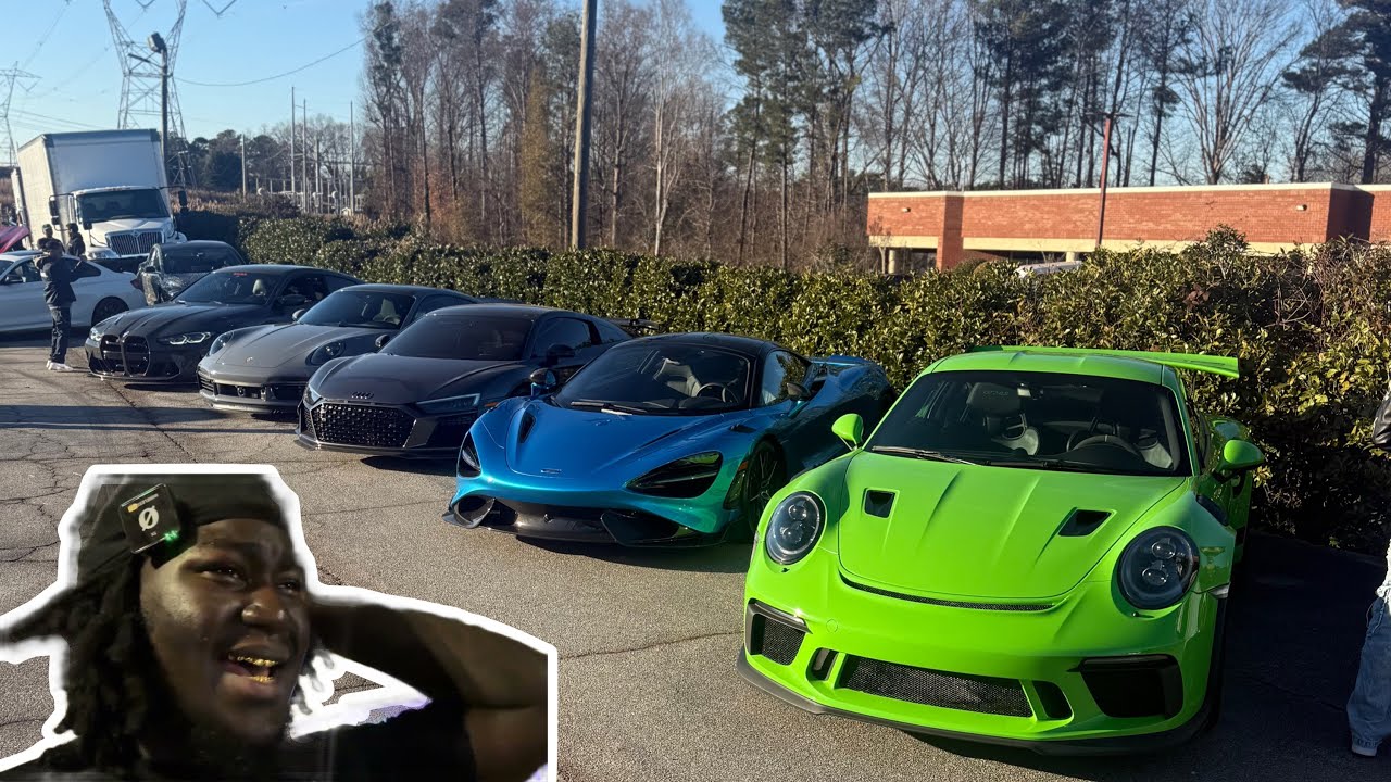 I Went To A Christmas Toy Drive Car Meet In Atlanta ! (SUPERCAR EDITION)