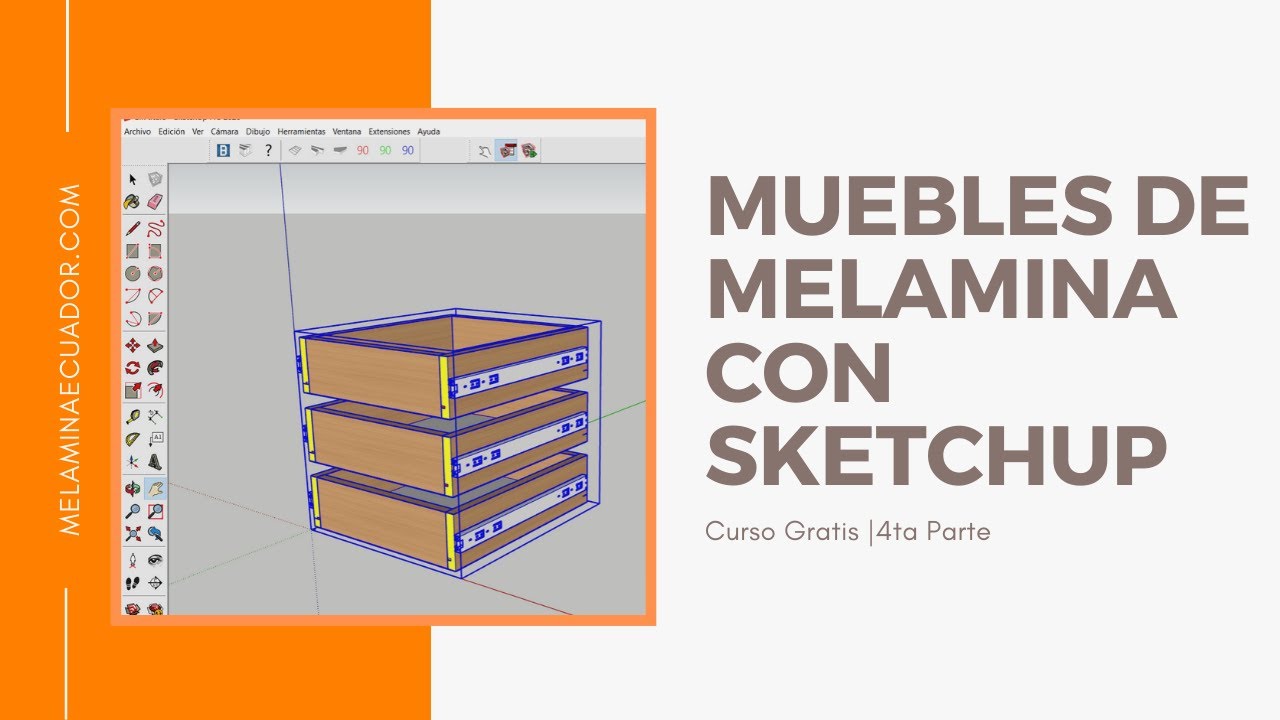 CAJONERA DE  MELAMINA, medidas, cajones y tapas 🚀 TUTORIAL  # 4