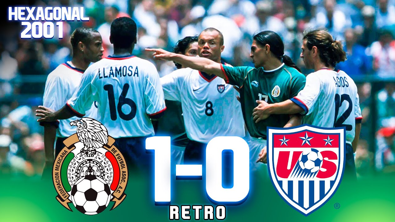 El VASCO debuta con TRIUNFO ✅ México 1-0 Estados Unidos - Hexagonal final - 1/07/2001