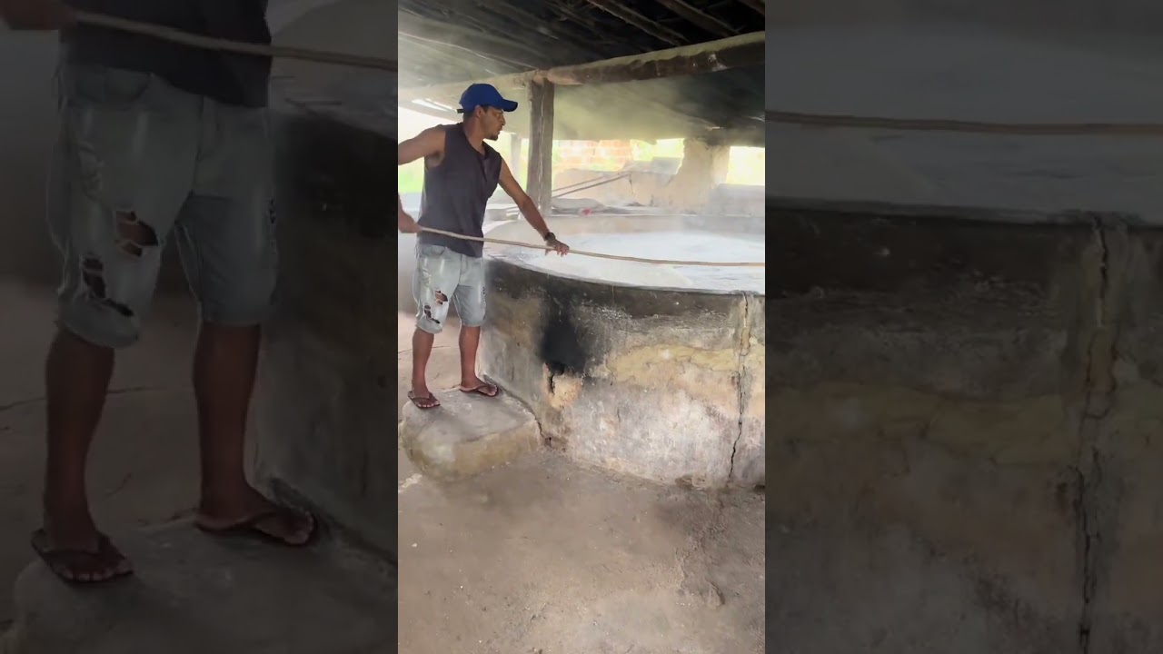 Torrando farinha de mandioca 🌵🌵
