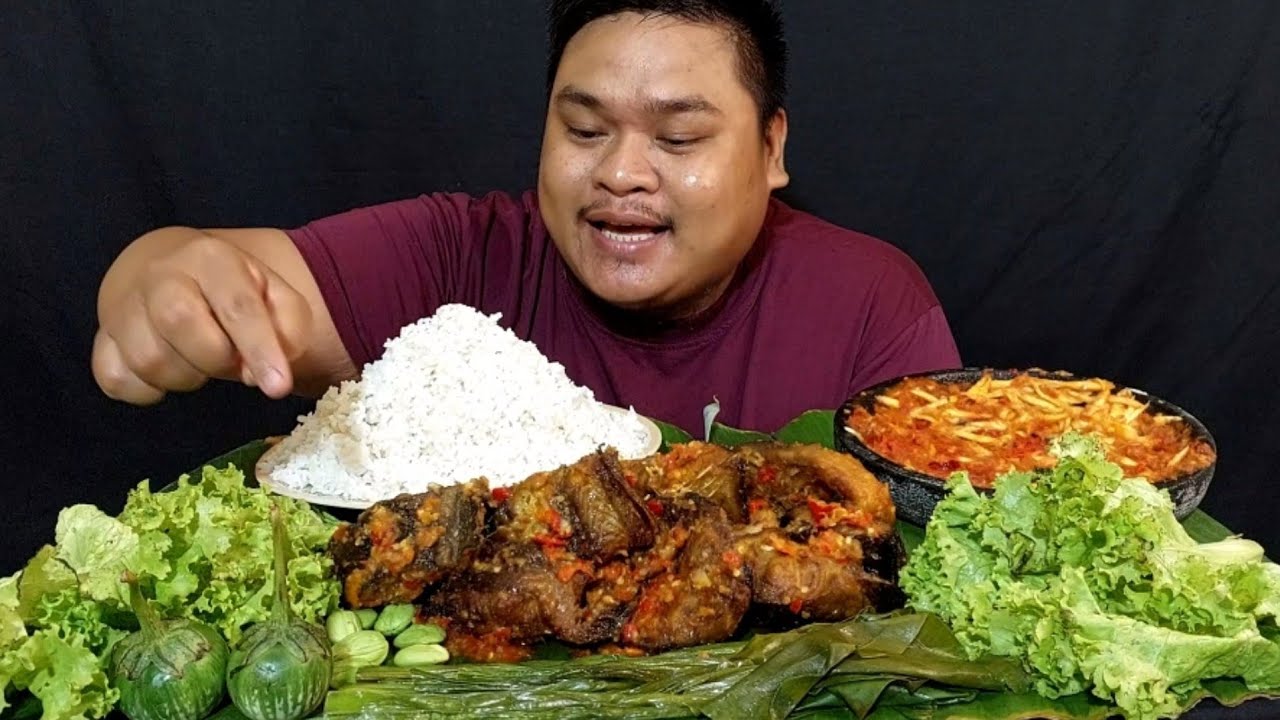 IKAN SEMBILANG BUMBU PEDAS SAMBAL MANGGA LALAPAN GENJER REBUS..