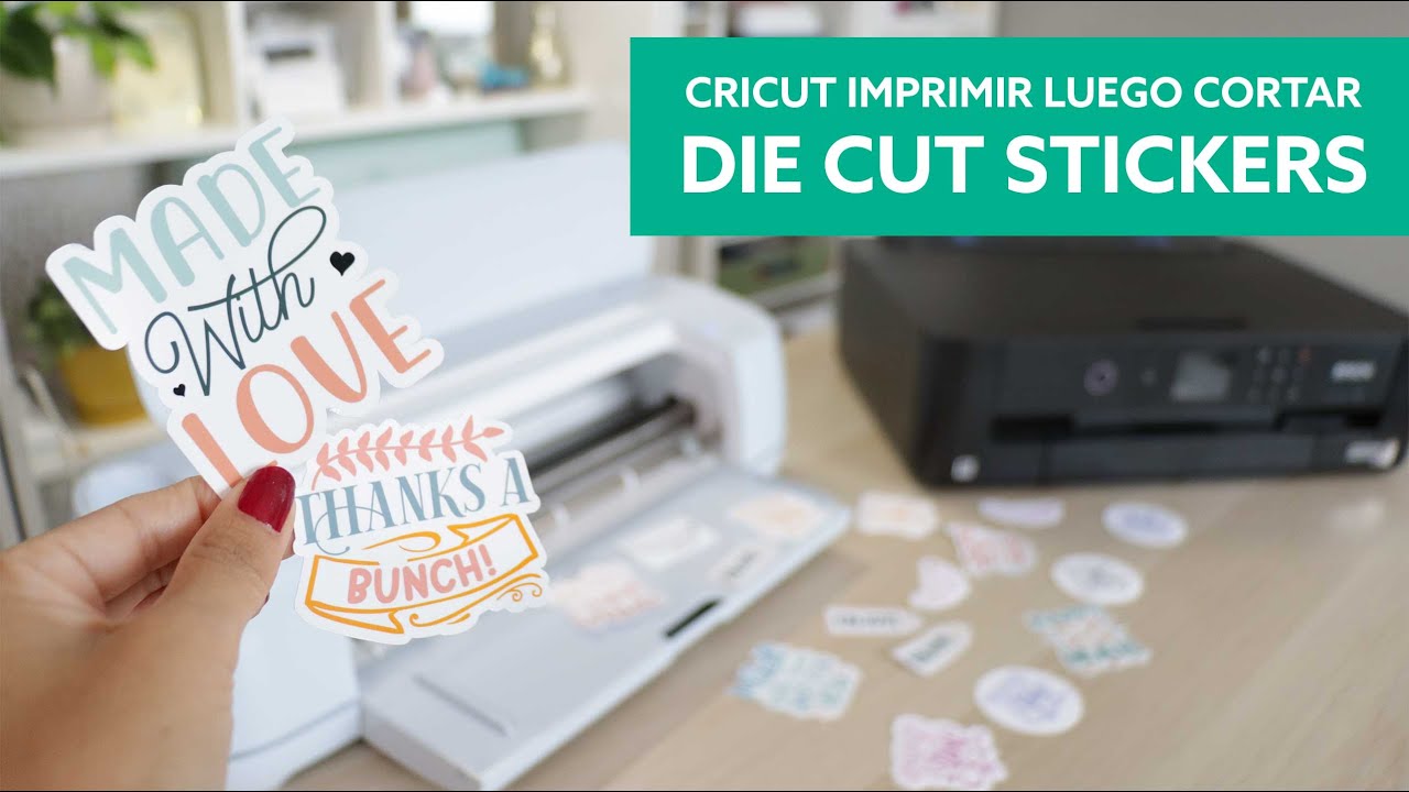 Cricut  Imprimir luego Cortar - Die Cut Stickers - Etiquetas | Troquelados