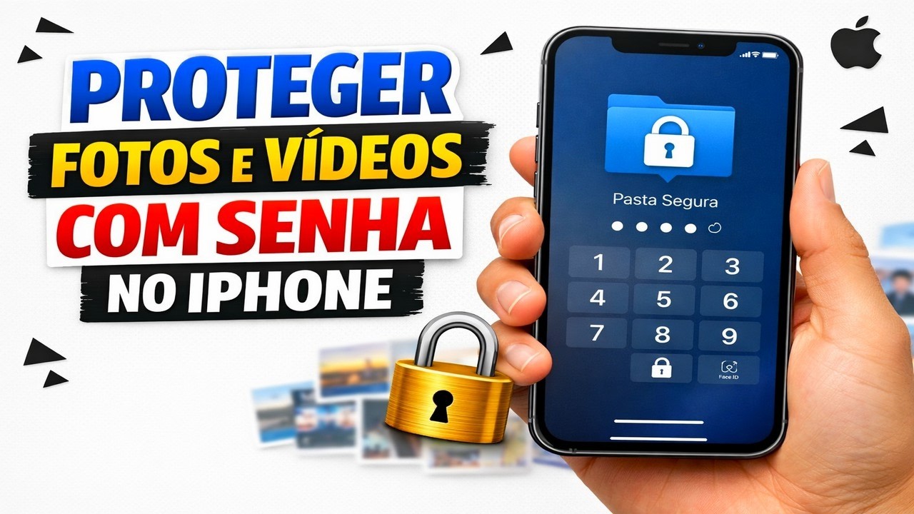 ░ Proteger Fotos e Vídeos com Senha no iPhone usando Pasta Segura