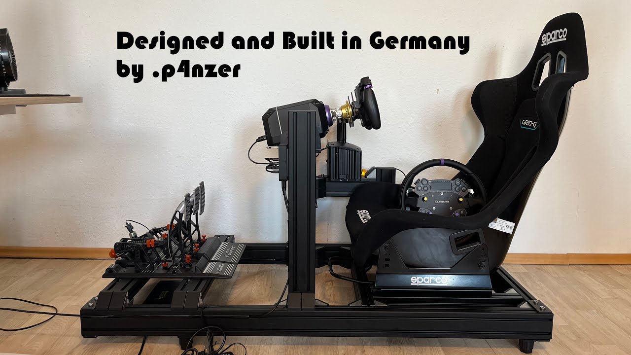 I built my own simracing aluminum profile rig: here's everything you need to know!