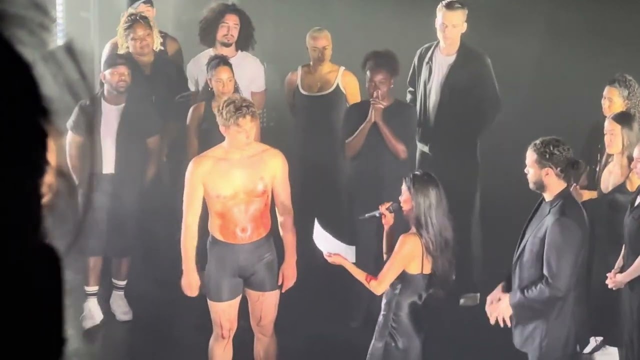 Sunset Blvd 7/6/25 curtain call Tom Francis’ final show.  Nicole Scherzinger
