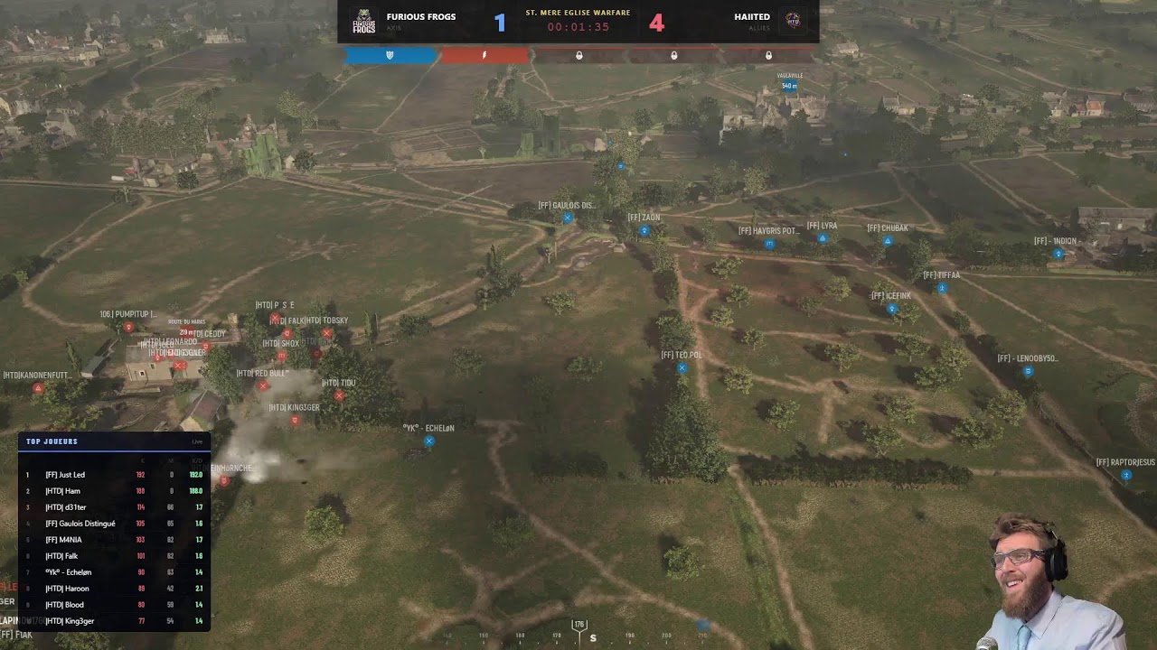 Furious Frogs vs Haited |  Sainte Mère église / Hospice | ECL | 30 mins de délai