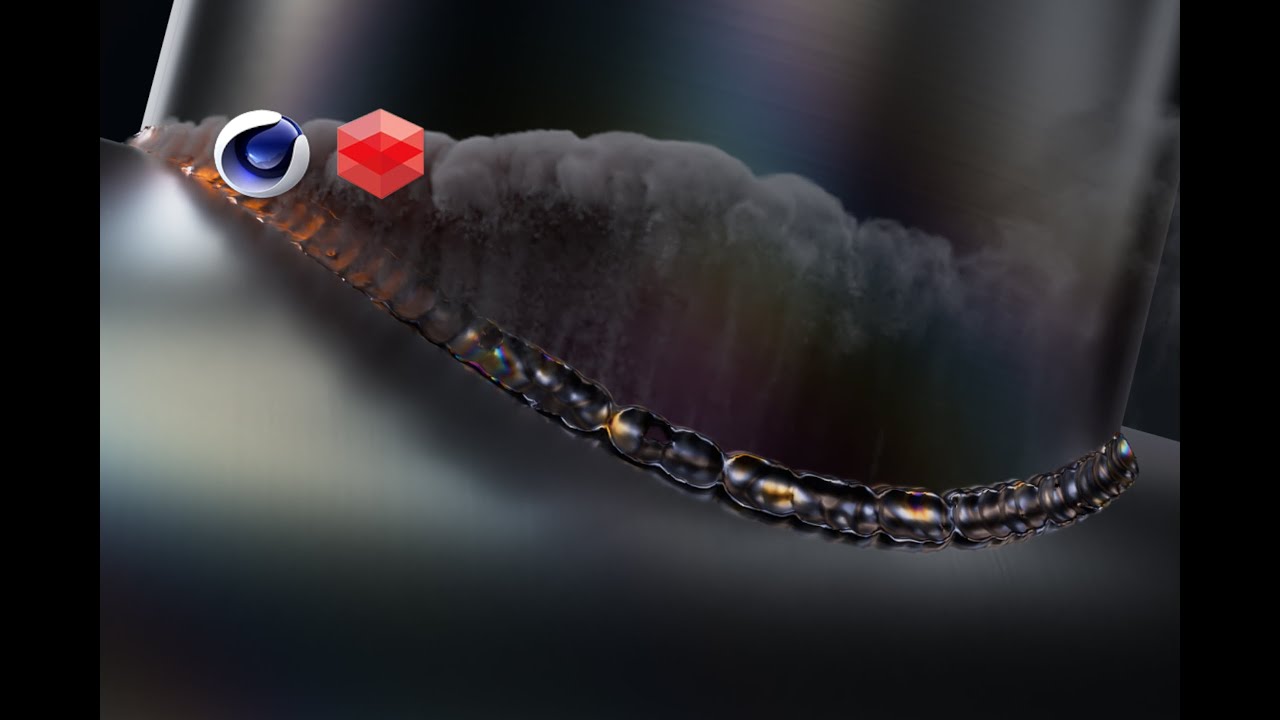 Electric welding in cinema4d