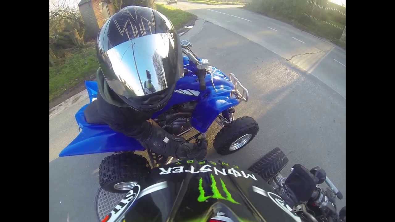 Banshee and Raptor 350 on the road Gopro Hero 3