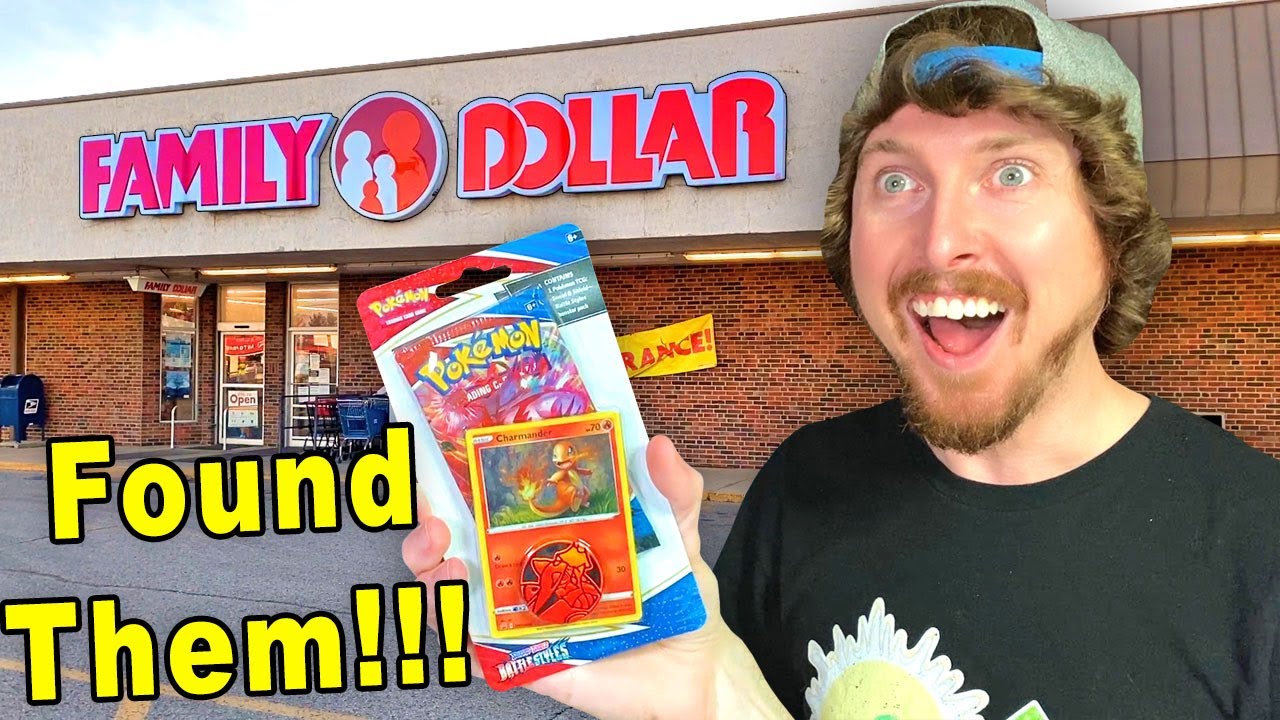 I Spotted New Pokemon Cards at Family Dollar! *CRAZY LUCK* Opening $5 Packs From The Store!