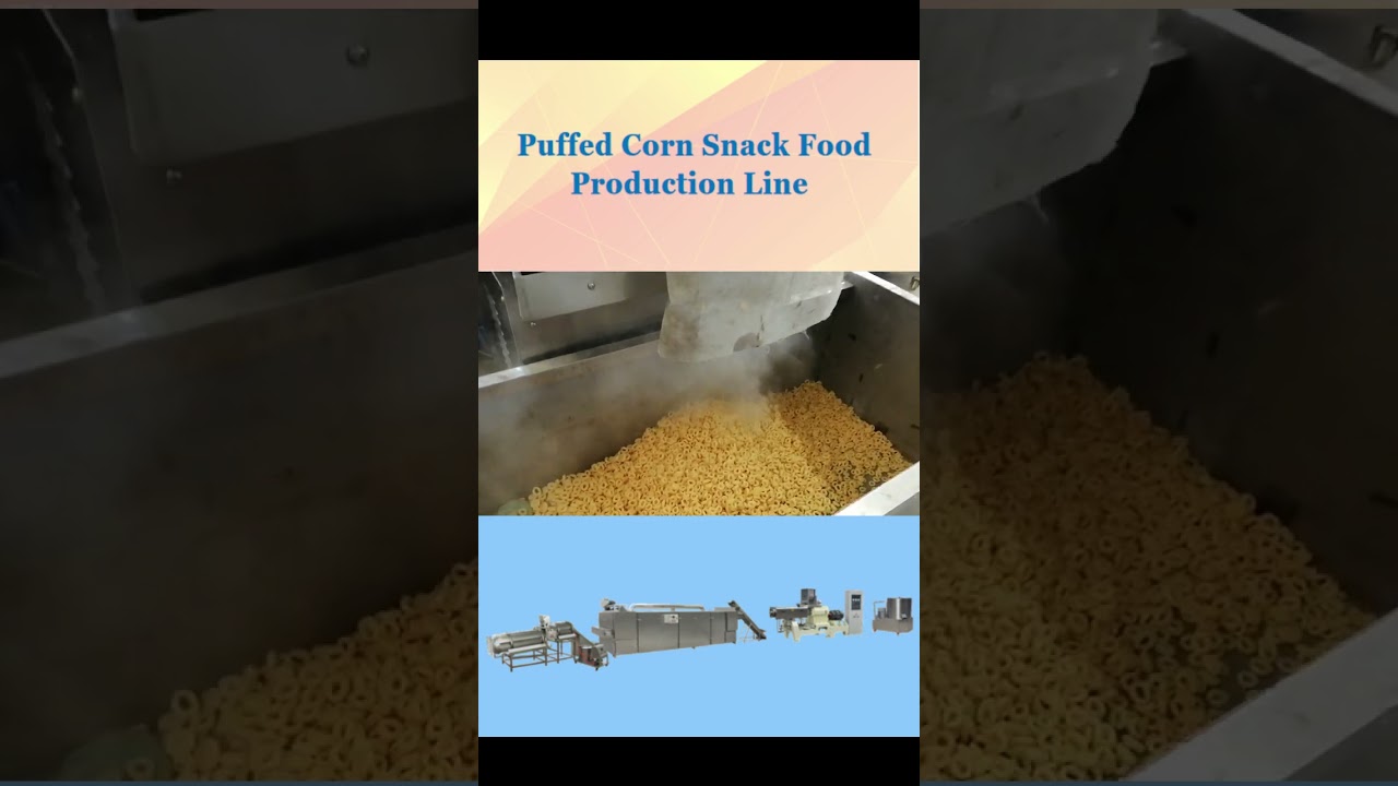 OEM&ODM full production line corn puffed snack processing making machine | chenyang