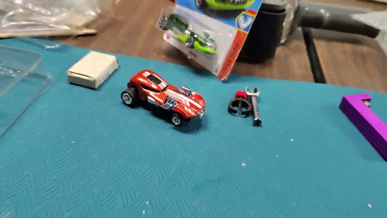 Ho diecast Ho slot car mocking up a Trans-Am,&, Mod-Mill