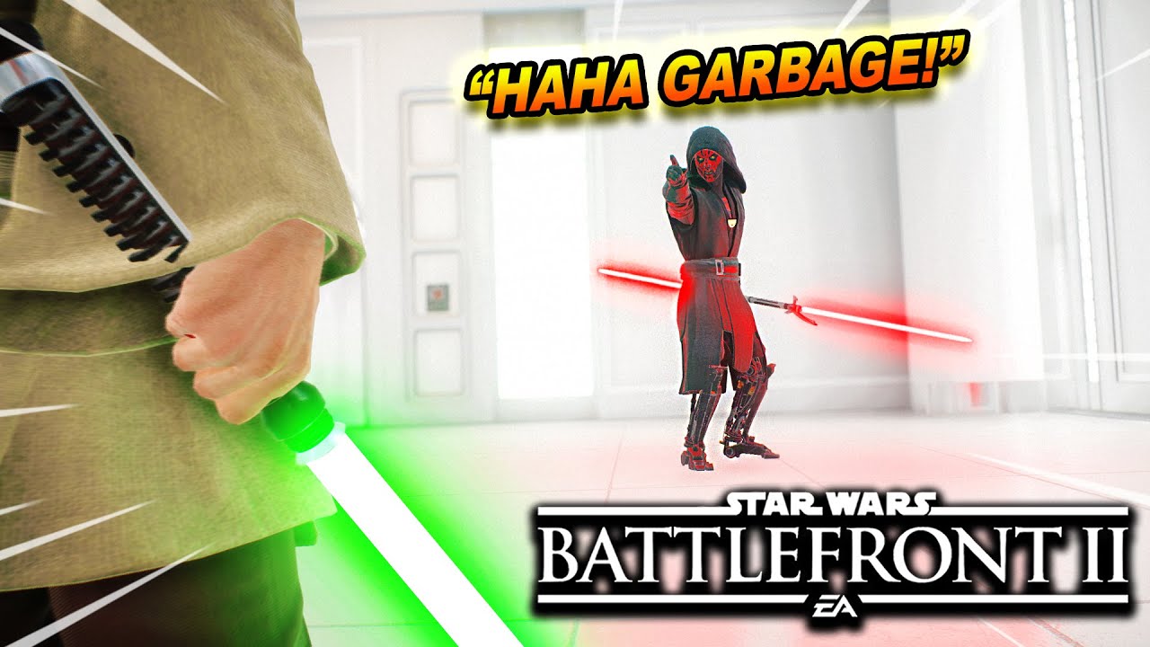 I 1v1ed A TOXIC Trash Talker In Hero Showdown And Made Him Rage Quit (Battlefront 2)