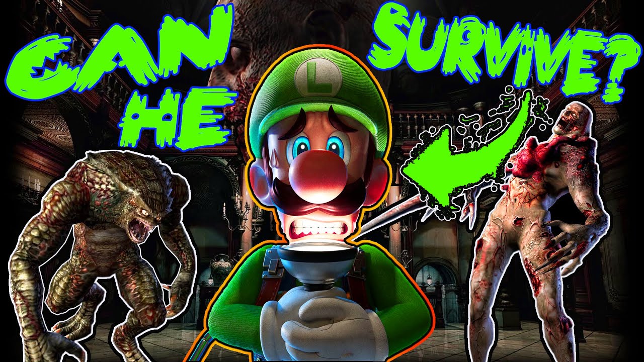 Сможет ли Луиджи выжить в Resident Evil?