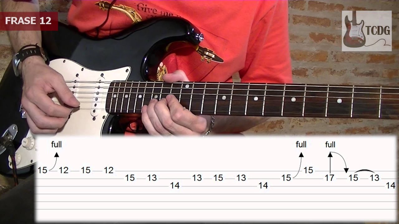 Como Tocar el Solo de Stairway to Heaven en Guitarra Eléctrica (Led Zeppelin) Parte 2 /Tutorial TCDG