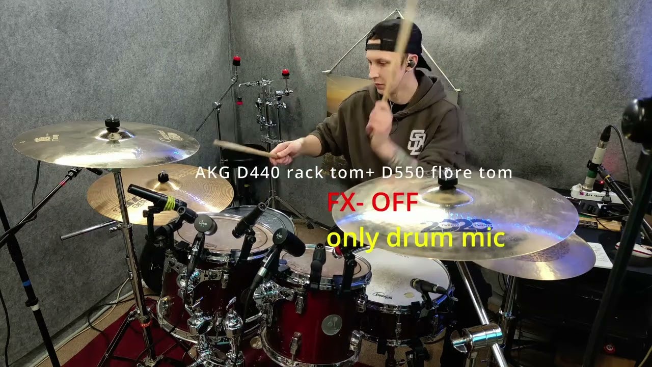 Тест- обзор микрофонов для барабанов.Fake sennheiser e604 (aliexpress),AKG D440,D550,Behringer SL75C