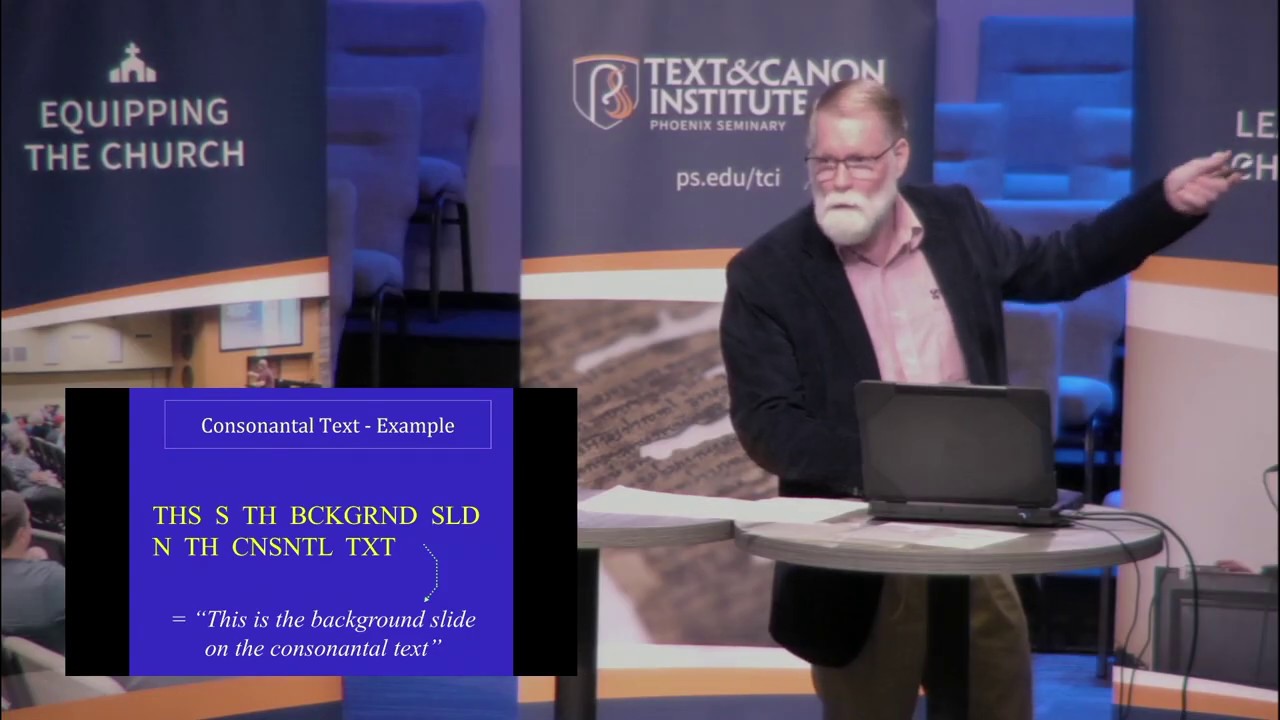 Chaos Theory and the Text of the Old Testament — Dr. Peter Gentry