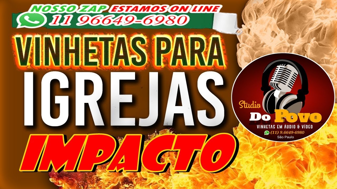 VINHETA PRA IGREJA VOZ IMPACTO AO VIVO-PEÇA A SUA NO ZAP 11 96649-6980