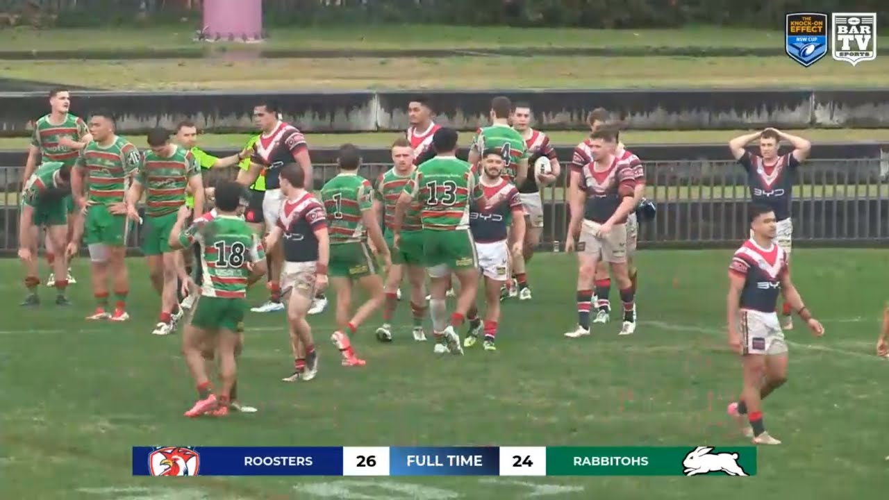 NSW Cup Thriller-Rabbitohs v Roosters #rivals #rabbitohs 