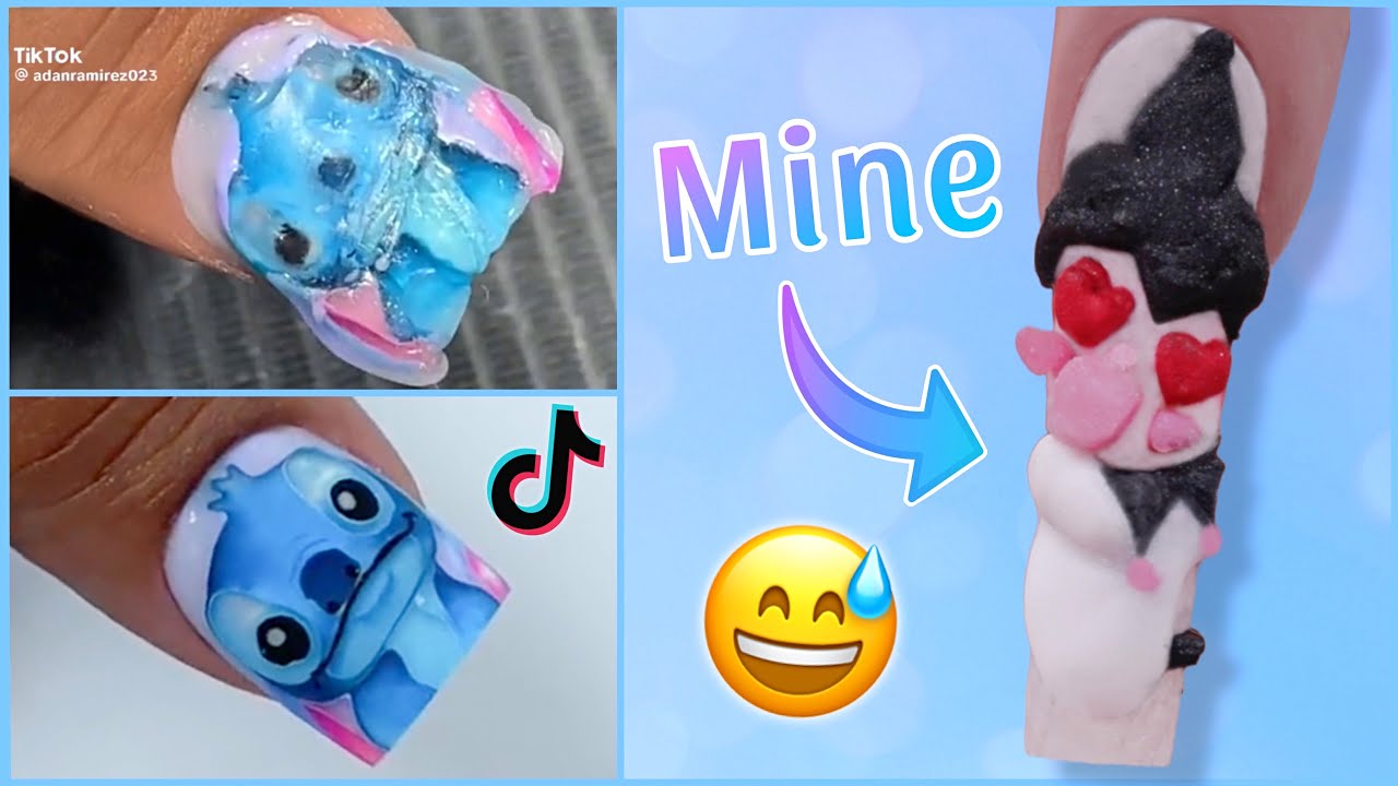 Doing Nail Art using ONLY Acrylic