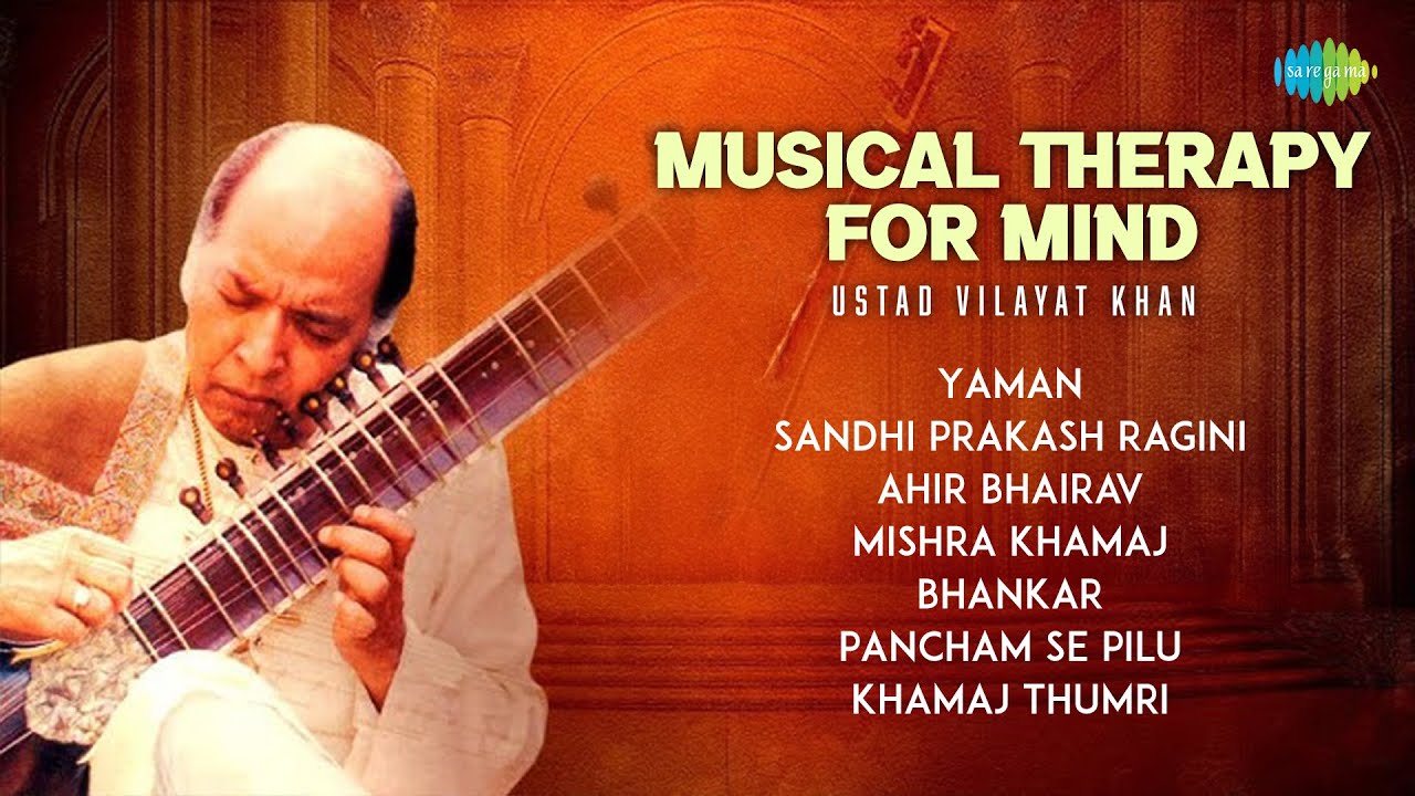 Ustad Vilayat Khan | Musical Therapy for Mind | Yaman | Ahir Bhairav | Indian Classical Sitar Music