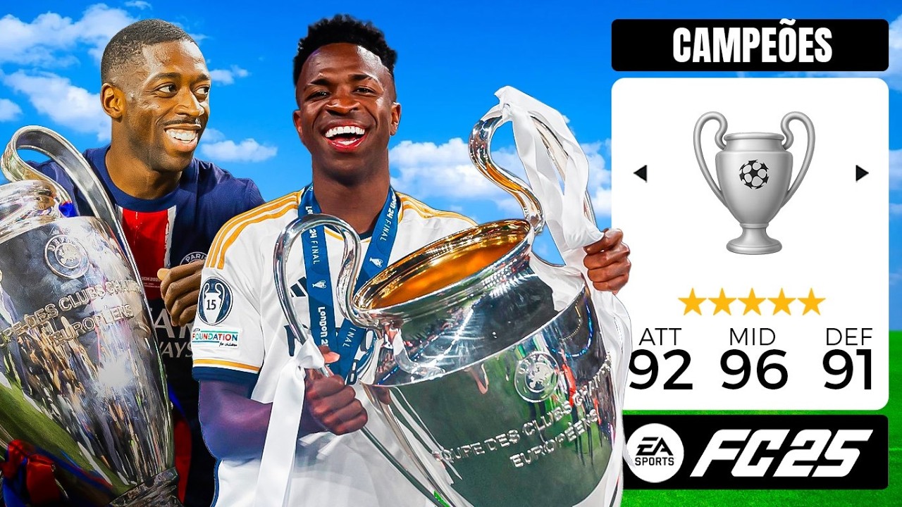 FIFA... mas só vale VENCEDORES DA CHAMPIONS! (NO ESTÚDIO NOVO)